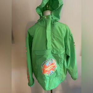 1990s Style Property of Nickelodeon Studios Crew Pull Over Wind/Rain Jacket